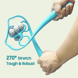 6-Ball Squeezer Neck Massager Roller – Manual Trigger Point Relief Tool
