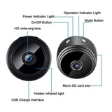 A9 Mini WiFi Wireless IP Security Camera – 1080p HD, Night Vision, Motion Alerts