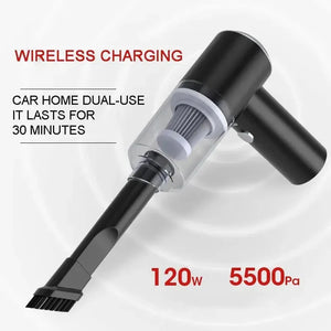 3-in-1 Handheld Rechargeable Vacuum Cleaner – High Suction, Cordless & Multi-Surface Cleaning