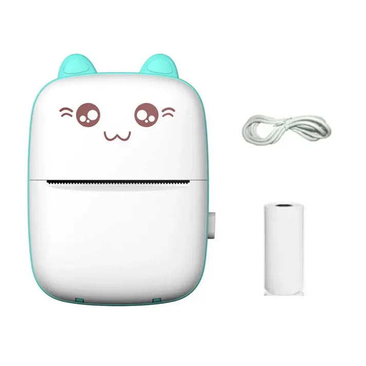 Wireless Mini Thermal Printer – Instant Inkless Photo & Label Printer (For Kids & Office Use)
