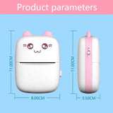 Wireless Mini Thermal Printer – Instant Inkless Photo & Label Printer (For Kids & Office Use)