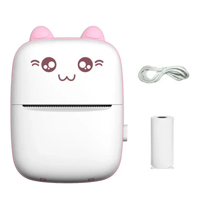 Wireless Mini Thermal Printer – Instant Inkless Photo & Label Printer (For Kids & Office Use)