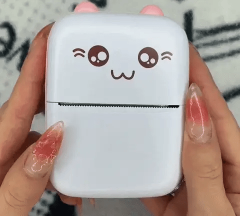 Wireless Mini Thermal Printer – Instant Inkless Photo & Label Printer (For Kids & Office Use)