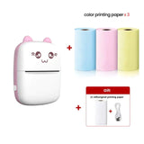 Wireless Mini Thermal Printer – Instant Inkless Photo & Label Printer (For Kids & Office Use)